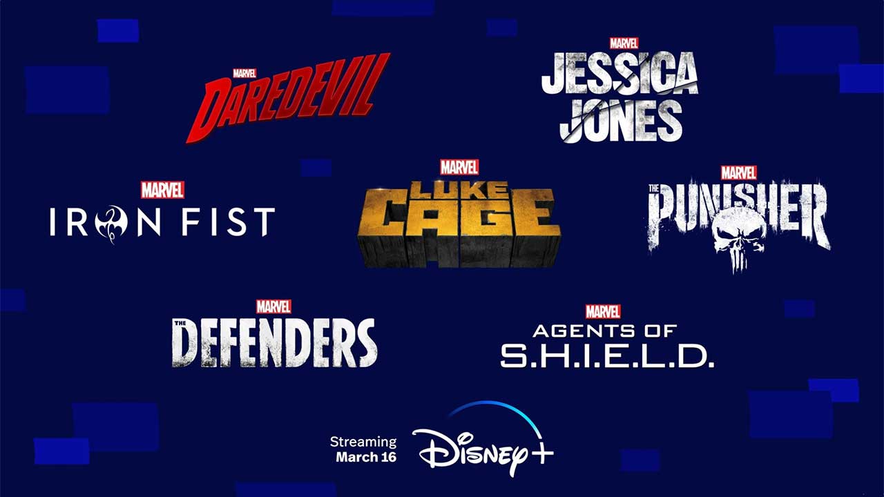 Les anciennes séries Marvel de Netflix disponibles en streaming sur Disney+ à partir du 16 mars (pas encore en France)